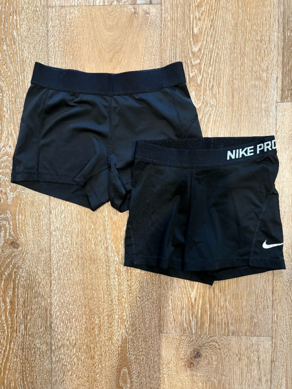 Nike Pro + Adidas Black Compression Shorts Bundle